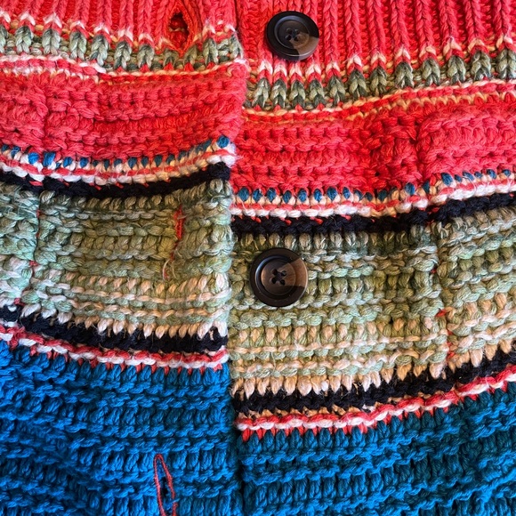 Ralph Lauren Denim and Supply Cotton and Linen Cardigan excellent comfy colorful - Picture 10 of 12